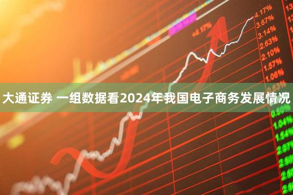 大通证券 一组数据看2024年我国电子商务发展情况