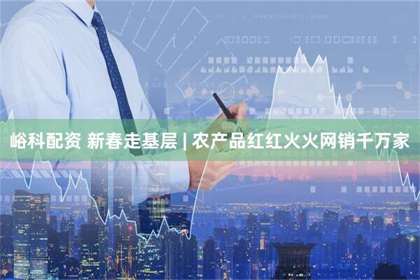 峪科配资 新春走基层 | 农产品红红火火网销千万家